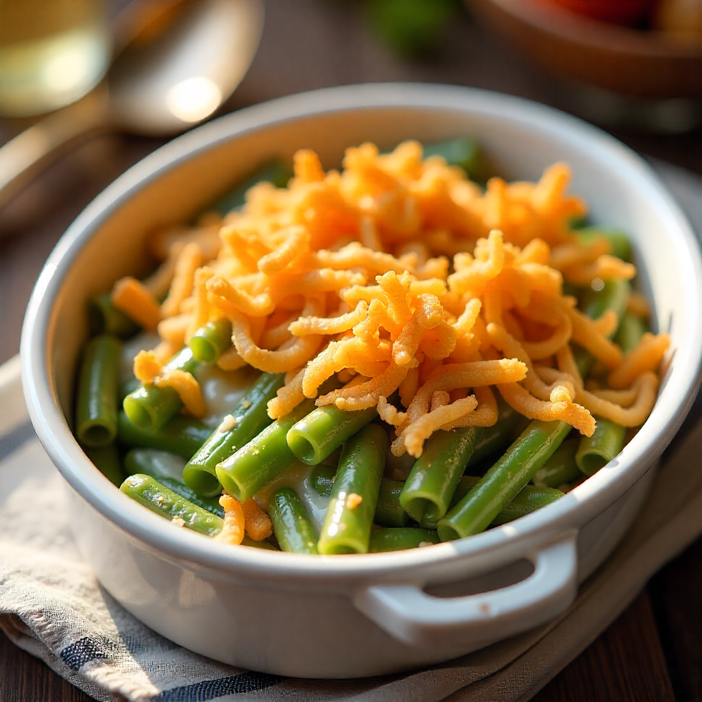 Classic Campbell Soup Green Bean Casserole Recipe for the Perfect Dinner Side